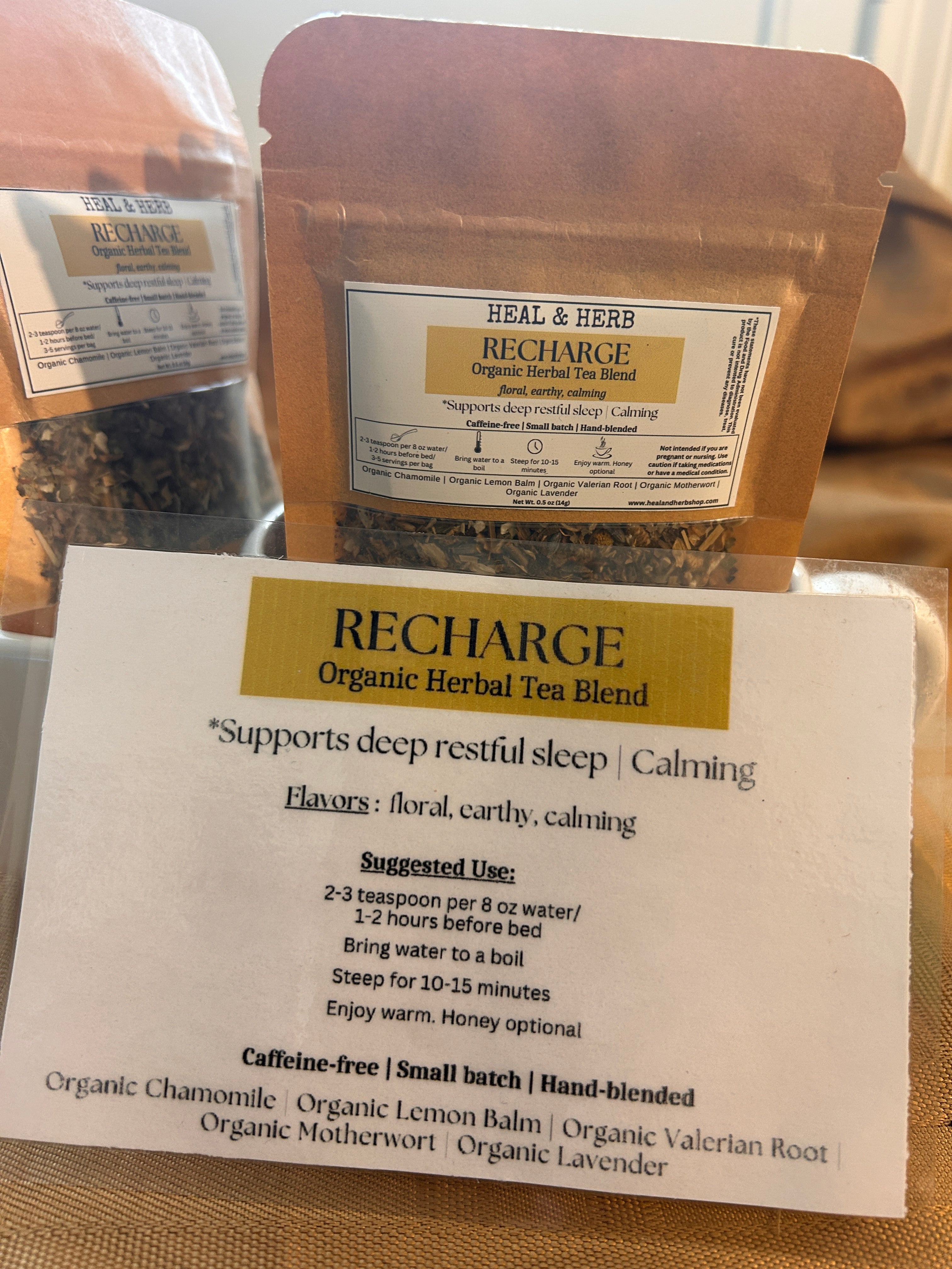 Herbal Tea - Replenish  Rejuvenate