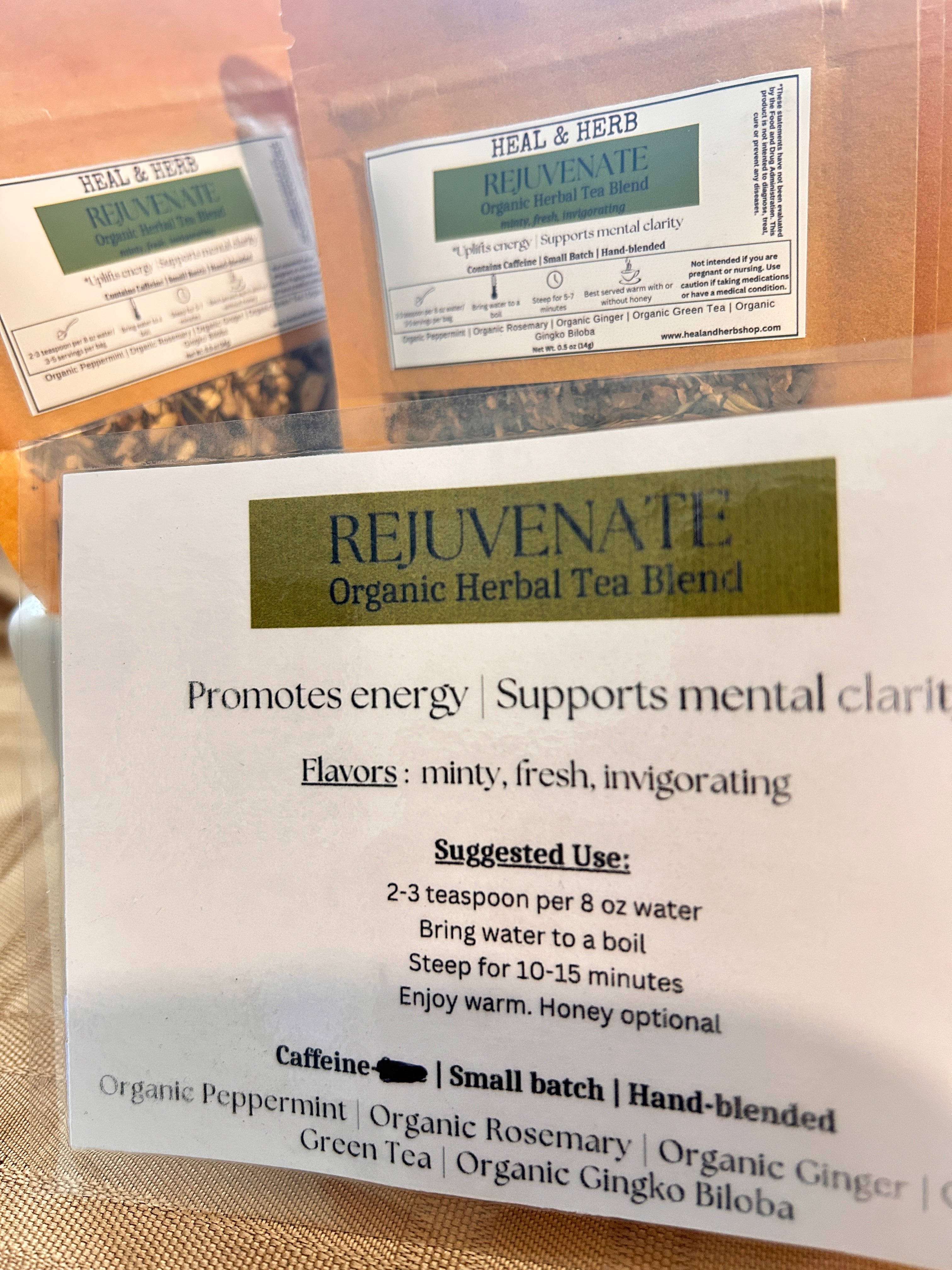 Herbal Tea - Replenish  Rejuvenate